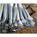 Ground Screw Anchor U-Shaped Support